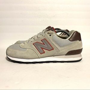 New Balance 574 Men's Classic Suede Running Shoes, ML574BCA, Size 10